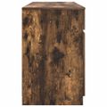 vidaXL Stôl Tmavý dub Kompozitné drevo 140 x 49 x 76 cm