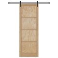 vidaXL Posuvné dvere ORKDAL 83 x 232 cm Borovicový masív