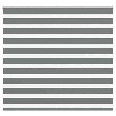 vidaXL Zebra roleta tmavošedá 155x100 cm šírka látky 150,9cm polyester