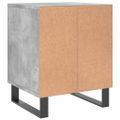 vidaXL Nočné stolíky 2 ks betónové sivé 40x35x50 cm kompozitné drevo
