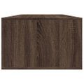vidaXL Konferenčný stolík hnedý dub 102x55x35 cm kompozitné drevo