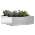 vidaXL Obrubník trávnika 6 ks 40 x 40 x 13 cm Nehrdzavejúca oceľ