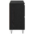 vidaXL Servírovacia skriňa Čierny dub 60 x 35 x 70 cm
