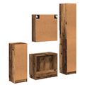 vidaXL Sada kúpeľňového nábytku 4 ks Staré drevo 64,5 x 33,5 x 59 cm