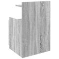 vidaXL Nočné stolíky 2 ks s 2 zásuvkami sivé Sonoma 40x36,5x62 cm