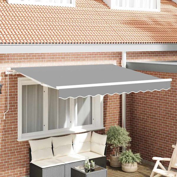 vidaXL Rám markízy Biela 3,5 x 2 m Kov