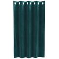 vidaXL Zatemňovacie závesy 2 ks Tmavozelená 140 x 140 cm Zamat