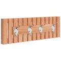 vidaXL Nástenný vešiak 42x8,5x14 cm masívny orech