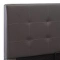 vidaXL Hydraulický posteľný rám+úložný priestor, umelá koža 120x200 cm