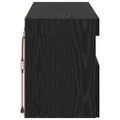 vidaXL TV nástenná skriňa 100 x 30 x 40 cm Čierny dub Kompozitné drevo