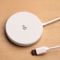 Forever MAWC-300 magnetická bezdrôtová nabíjačka Qi2 15W strieborná