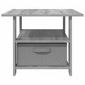 vidaXL Konferenčný stolík Sivý Sonoma 77 x 55 x 42 cm Kompozitné drevo