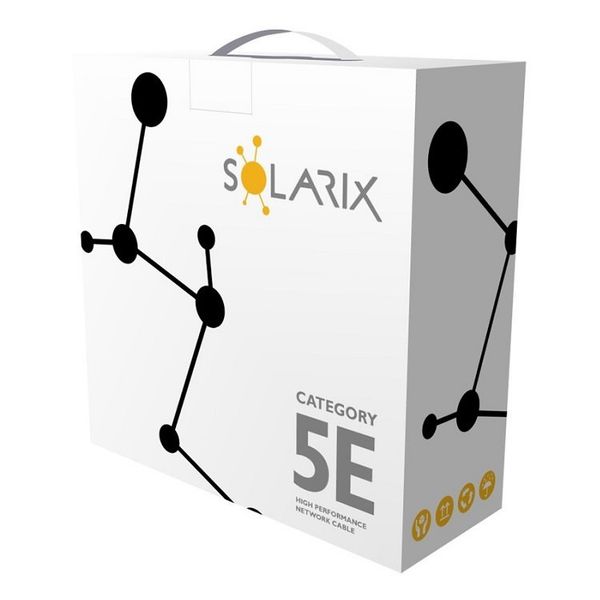 Kábel UTP CAT5E Solarix SXKD-5E-UTP-PE vonkajší 100m