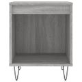 vidaXL Nočné stolíky 2 ks sivý dub sonoma 40x35x50 cm kompozitné drevo