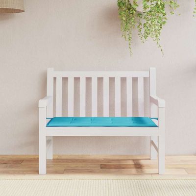 vidaXL Podložka na stoličku Tyrkysová 100 x 50 x 3 cm Oxfordská látka