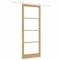 vidaXL Posuvné dvere ORKDAL Prírodná 93 x 232 cm