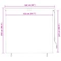 vidaXL Vonkajšia zatemňovacia roleta 160x250 cm biela a oranžová