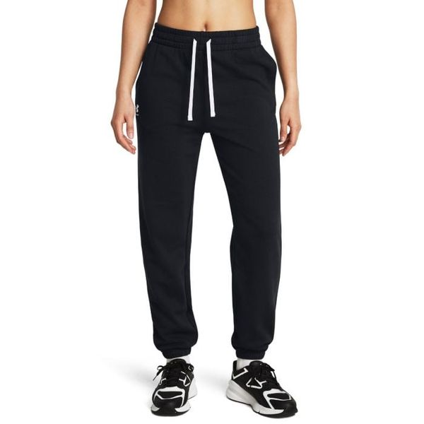 Dámske tepláky UA Rival Terry Jogger Black - Under Armour, veľkosť XL, veľkosť oblečenia XL