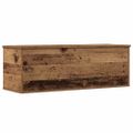 vidaXL Úložná krabica Staré drevo 102 x 35 x 35 cm Kompozitné drevo
