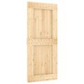 vidaXL Posuvné dvere 90 x 210 cm Masívne borovicové drevo (neupravené)