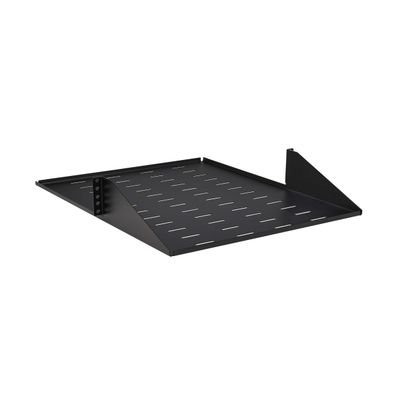 Polica pevná SmartRack 2U, nosnosť 45kg, hĺbka 546mm, montáž na stred, odvetrávaná