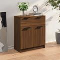 vidaXL Komoda hnedý dub 60x30x70 cm spracované drevo