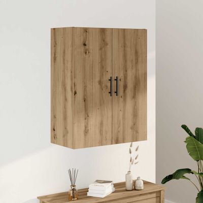 vidaXL Nástenná skrinka dub artisan 69,5x34x90 cm