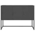 vidaXL Komoda antracitová 105x35x75 cm oceľ