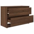 vidaXL TV skrinka hnedý dub 80x35x54 cm spracované drevo