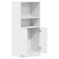 vidaXL kuchynská skrinka Biela 57x41,5x131,5 cm Drevo