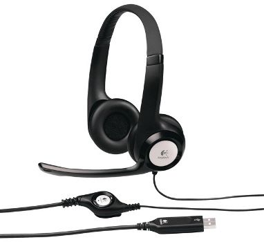 Logitech H390/Stereo/USB/Drôt/Čierna