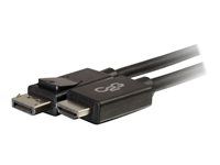DP to HDMI Adapter Cable - M/M - Kábel DisplayPort - DisplayPort (M) do HDMI (M) - 1.8 m - čierna