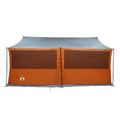 vidaXL Rodinný stan so strechou Šedá a oranžová 450 x 400 x 265 cm