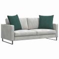 vidaXL Vankúše na pohovku 2 pcs Tmavozelená 80 x 80 cm