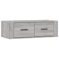vidaXL Závesná TV skrinka sivý dub sonoma 80x36x25 cm spracované drevo