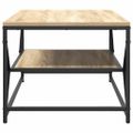 vidaXL Konferenčný stolík Sonoma dub 90 x 50 x 40 cm