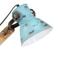 vidaXL Stolová lampa 25 W šmuhovaná modrá 23x18x96 cm E27