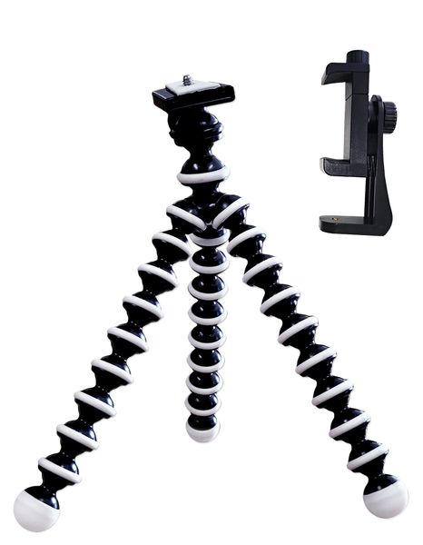 Cestovný statív VIKING Tripod 4D/dĺžka 25,5cm/pružná, odolná guma/max. záťaž 2kg/upínacia skrutka 1/4''