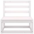 vidaXL 14-dielna záhradná sedacia súprava biela masívna borovica