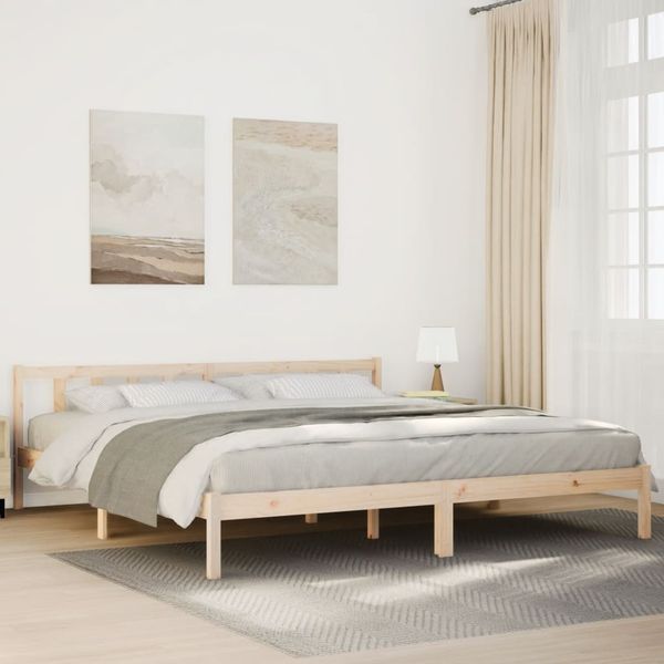 vidaXL Extra dlhá posteľ bez matraca 180x220 cm masívna borovica