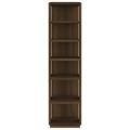 vidaXL Stojany na topánky 2ks hnedý dub 27,5x27x102cm spracované drevo