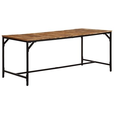 vidaXL Jedálenský stôl 180x90x75 cm masívne surové mangovníkové drevo