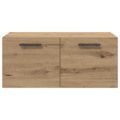 vidaXL Nástenná skrinka 80 x 36.5 x 35 cm Kompozitné drevo dub artisan