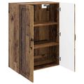 vidaXL Nástenná skrinka 66 x 34,5 x 90 cm Kompozitné drevo Staré drevo