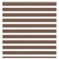 vidaXL Zebra roleta hnedá 140x150 cm šírka látky 135,9cm polyester