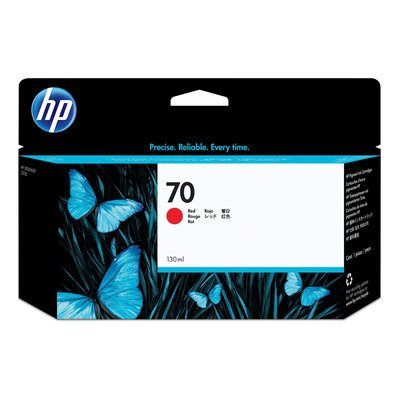 KAZETA HP C9456A No. 70 red cartridge with Vivera Ink  (130 ml)