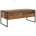 vidaXL Konferenčný stolík Staré drevo 100 x 46 x 40 cm