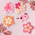 3D Sticker Pink blossom 5pcs set