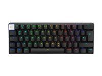 Klávesnica - hranie - 60% - TKL - podsvietenie - bezdrôtová - 2,4 GHz, Bluetooth - QWERTY - US medzinárodná - klávesový spínač: Tactile - biela