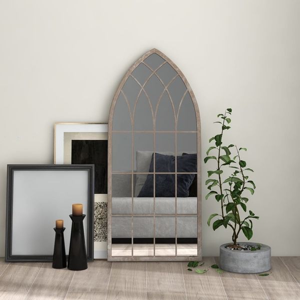 vidaXL Zrkadlo pieskové 100x45 cm železo interiérové